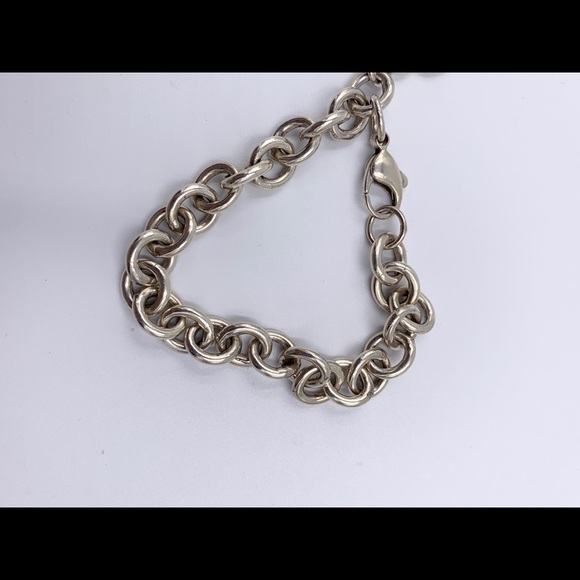 Authentic Tiffany co heart tag chain bracelet - Picture 5 of 9